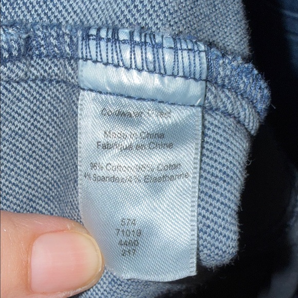 Coldwater Creek Dark Blue Stretchy Jean Jacket - Picture 7 of 8